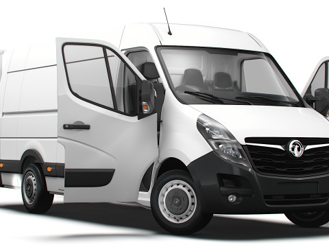 Vauxhall Movano Van L3H2 RWD HQInterior 2021 3D Model