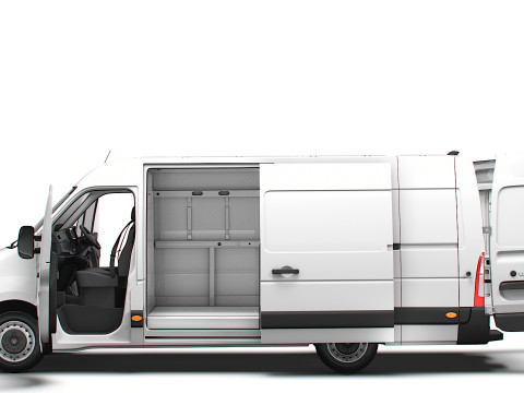 Vauxhall Movano Van L3H2 RWD HQInterior 2021 Modelo 3D