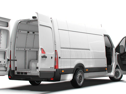 Vauxhall Movano Van L3H2 RWD HQInterior 2021 3D Model