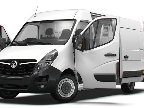 Vauxhall Movano Van L3H2 RWD HQInterior 2021 Modelo 3D