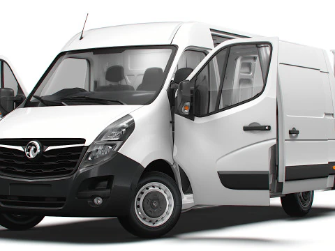 Vauxhall Movano Van L3H2 RWD HQInterior 2021 3D Model