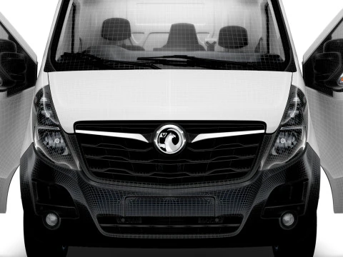 Vauxhall Movano Van L3H2 RWD HQInterior 2021 3D Model