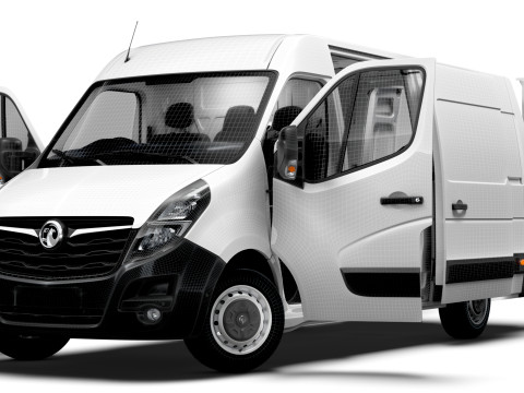 Vauxhall Movano Van L3H2 RWD HQInterior 2021 Modelo 3D