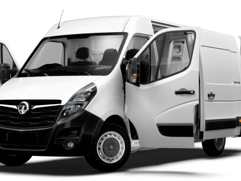 Vauxhall Movano Van L3H2 RWD HQInterior 2021 3D Model