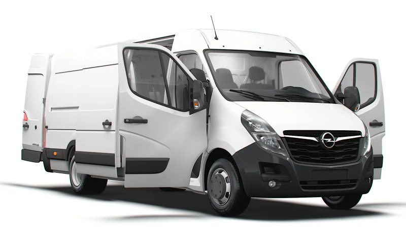 Interni Opel Movano Van L4H2 HQ 2021 Modello 3D .c4d .max .obj .3ds .fbx .stl .blend 