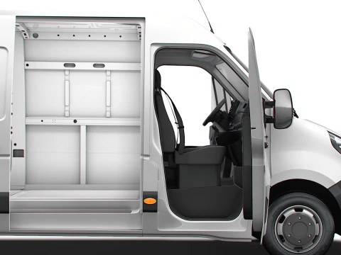 Interni Opel Movano Van L4H2 HQ 2021 Modello 3D