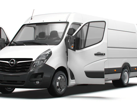 Interni Opel Movano Van L4H2 HQ 2021 Modello 3D