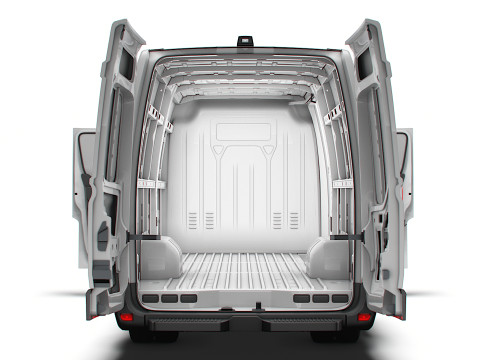 Opel Movano Van L4H2 HQ Interior 2021 3D Model