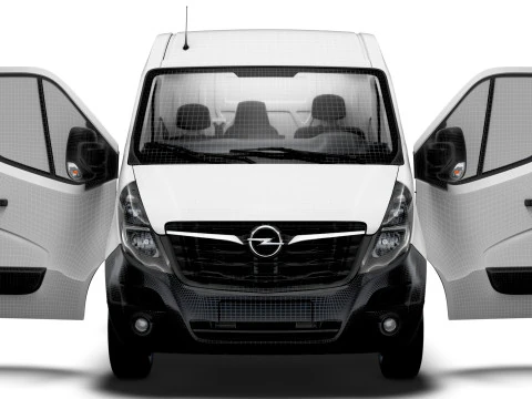Interni Opel Movano Van L4H2 HQ 2021 Modello 3D