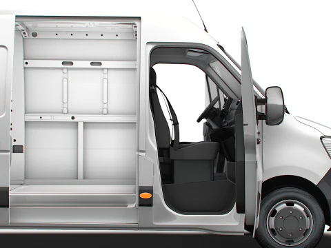 Renault Master Van L4H2 HQInterior 2023 3D Model