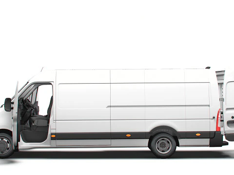Renault Master Van L4H2 HQInterior 2023 3D Model