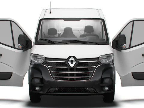 Renault Master Van L4H2 HQInterior 2023 3D Model