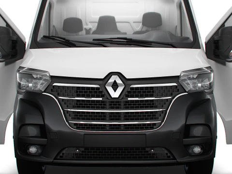Renault Master Van L4H2 HQInterior 2023 3D Model