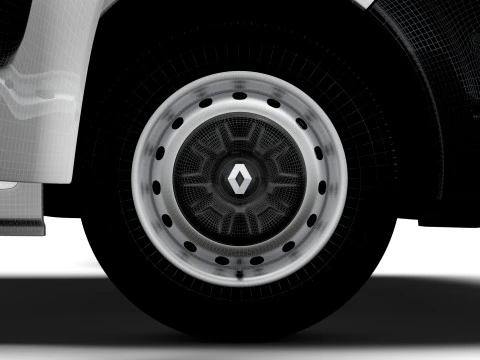 Renault Master Van L4H2 HQInterior 2023 3D Model