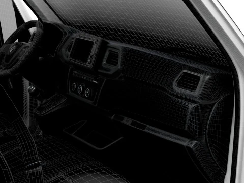 Renault Master Van L4H2 HQInterior 2023 3D Model