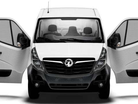 Vauxhall Movano Van L4H2 HQInterior 2021 3D Model