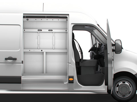 Nissan NV400 Van L4H3 HQ Interior 2021 3D Model