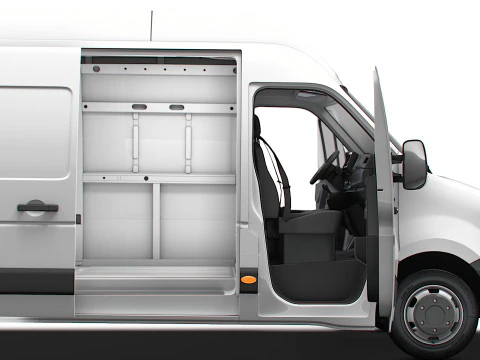 Interni Nissan NV400 Van L4H3 HQ 2021 Modello 3D