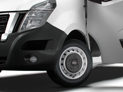 Interni Nissan NV400 Van L4H3 HQ 2021 Modello 3D