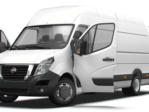 Nissan NV400 Van L4H3 HQ Interior 2021 3D Model