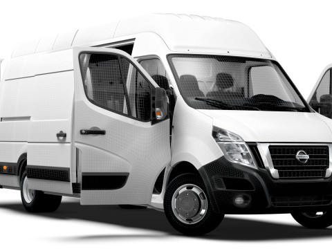 Nissan NV400 Van L4H3 HQ Interior 2021 3D Model