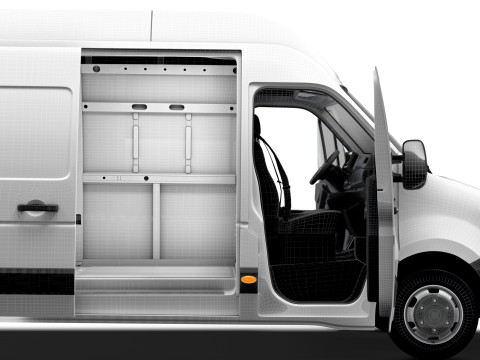 Nissan NV400 Van L4H3 HQ Interior 2021 3D Model