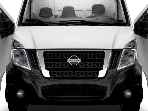 Interni Nissan NV400 Van L4H3 HQ 2021 Modello 3D