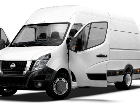 Nissan NV400 Van L4H3 HQ Interior 2021 3D Model