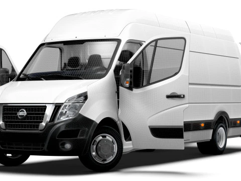 Interni Nissan NV400 Van L4H3 HQ 2021 Modello 3D