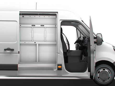 Opel Movano Van L4H3 HQ Interior 2021 3D Model