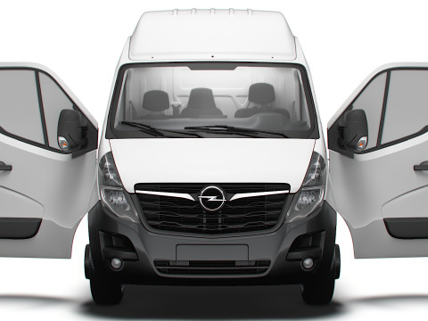Opel Movano Van L4H3 HQ Interior 2021 3D Model