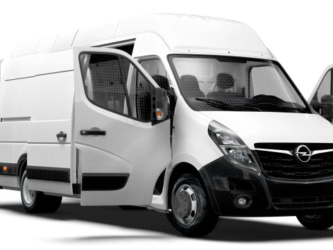 Wnętrze Opla Movano Van L4H3 HQ 2021 Model 3D