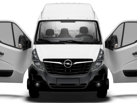 Opel Movano Van L4H3 HQ Interior 2021 3D Model