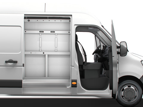 Renault Master Van L4H3 HQInterior 2023 3D Model