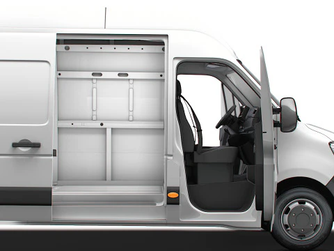 Renault Master Van L4H3 HQInterior 2023 3D Model