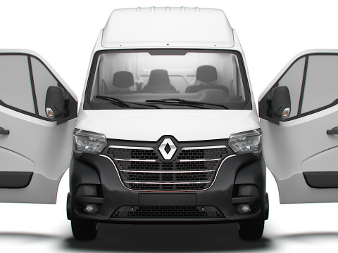 Renault Master Van L4H3 HQInterior 2023 3D Model