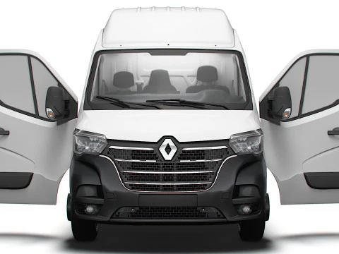 Renault Master Van L4H3 HQInterior 2023 3D Model