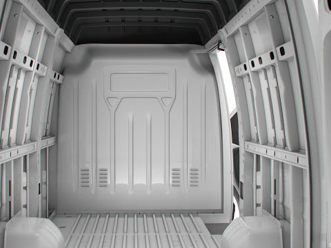 Renault Master Van L4H3 HQInterior 2023 3D Model