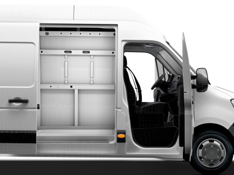 Renault Master Van L4H3 HQInterior 2023 3D Model