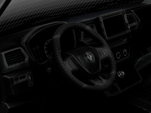 Renault Master Van L4H3 HQInterior 2023 3D Model