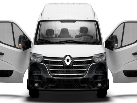 Renault Master Van L4H3 HQInterior 2023 3D Model