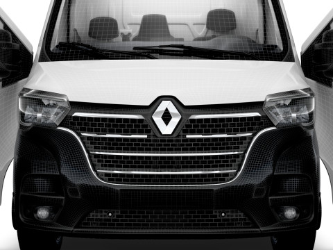 Renault Master Van L4H3 HQInterior 2023 3D Model