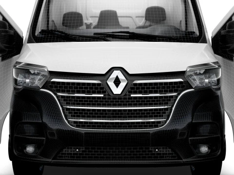 Renault Master Van L4H3 HQInterior 2023 3D Model