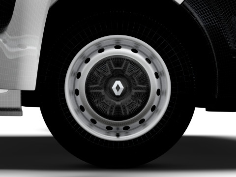 Renault Master Van L4H3 HQInterior 2023 3D Model