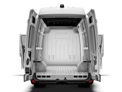 Renault Master Van L4H3 HQInterior 2023 3D Model
