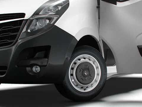 Vauxhall Movano Van L4H3 HQInterior 2021 3D Model