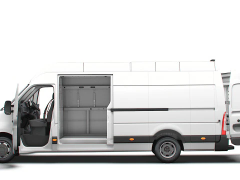 Vauxhall Movano Van L4H3 HQInterior 2021 3D Model