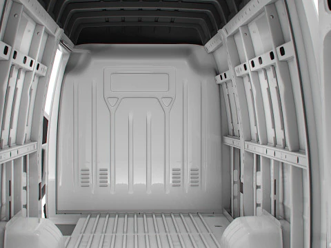 Vauxhall Movano Van L4H3 HQInterior 2021 3D Model
