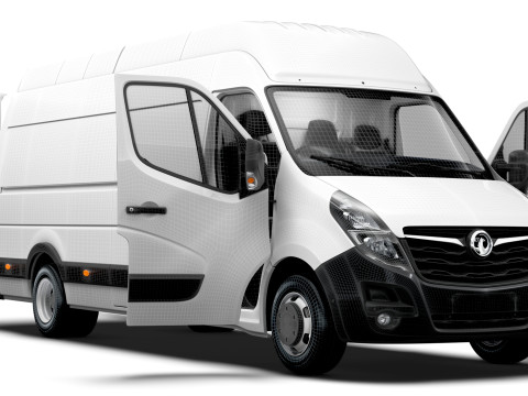 Vauxhall Movano Van L4H3 HQInterior 2021 Modelo 3D