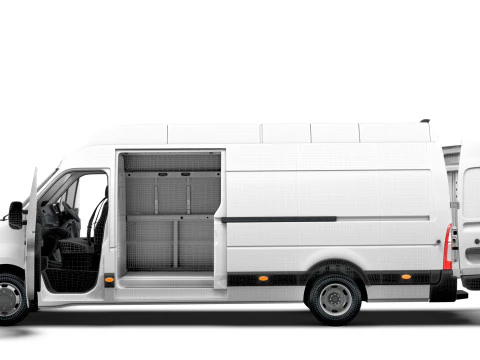 Vauxhall Movano Van L4H3 HQInterior 2021 3D Model